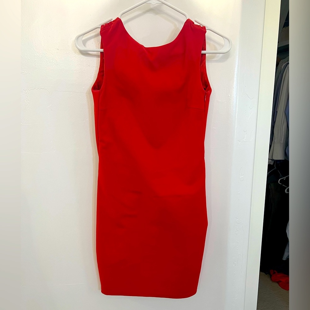 Zara Red Low Back Dress